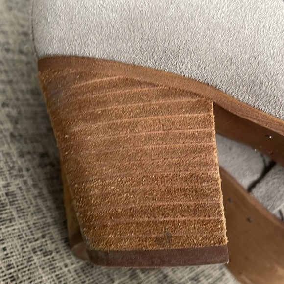 Sam Edleman Merton Taupe Suede Ankle Booties Boots Size 38 8M - Picture 11 of 11